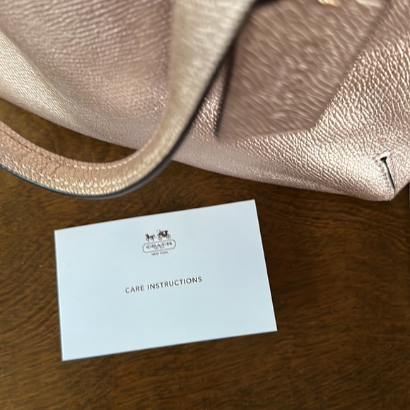 Rose Gold COACH mini satchel in Rose Gold - Picture 9 of 10